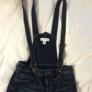 Guess denim short overalls